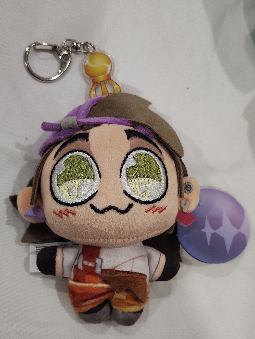 Frankie Plush Keychain